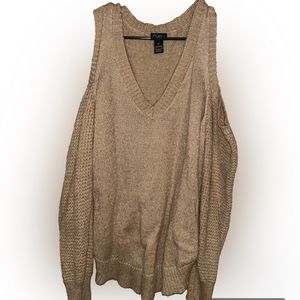 Cut Shoulder Sweater ✨